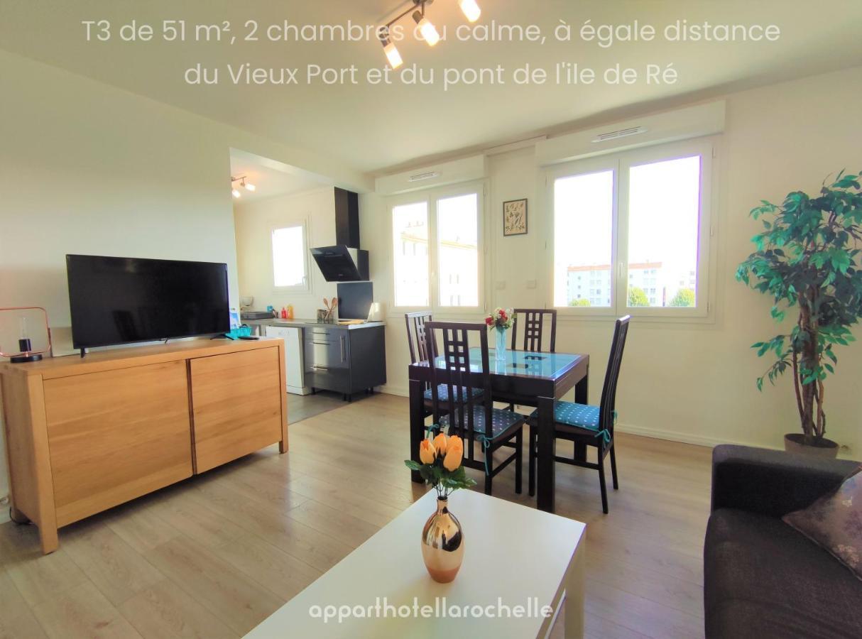 6 Appartements Et 4 Adresses A Mi-Chemin Entre Le Vieux Port Et L Ile De Re La Rochelle  Eksteriør bilde
